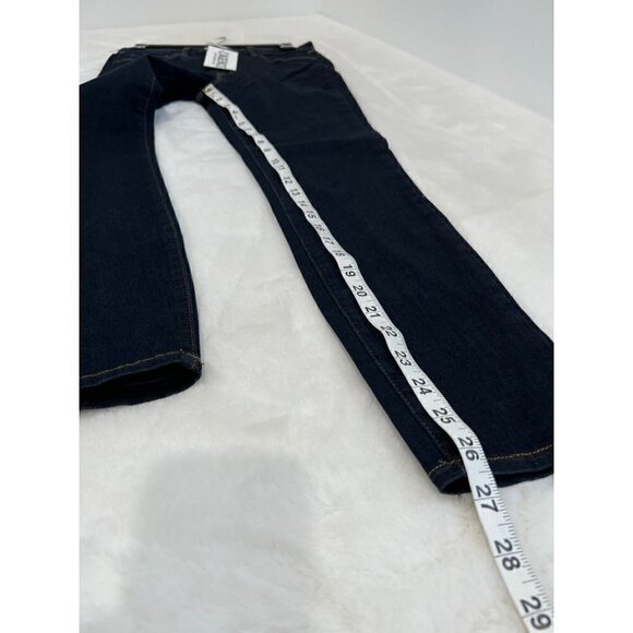 New L'AGENCE Size 27 Margot High-Rise Skinny Jeans Midnight Blue 2294DNM - Picture 7 of 14